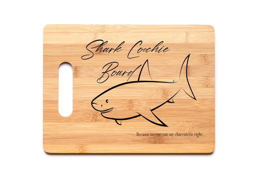 Bamboo Cutting Board - Shark Coochie